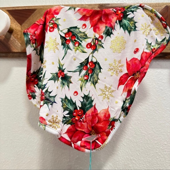 POSH PEANUT PP EMILIA CHRISTMAS XMAS HOLIDAY POINSETTIA LOVEY BABY TODDLER NEW - Picture 2 of 3